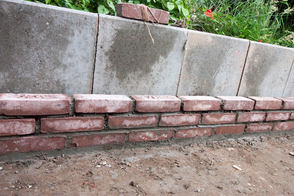 Finishing the terrace