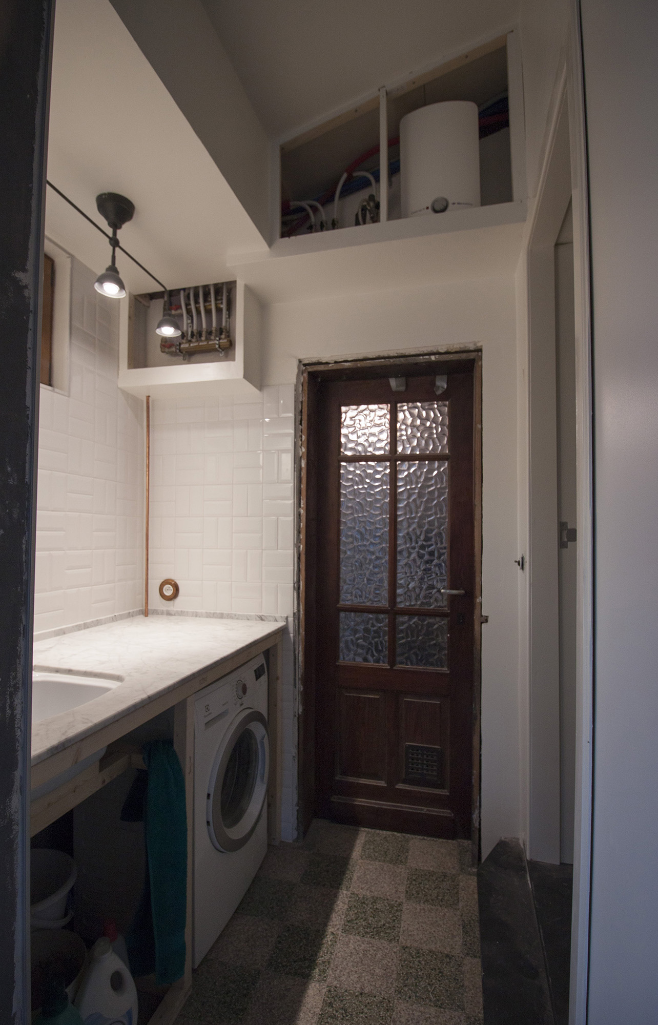 Wash corner