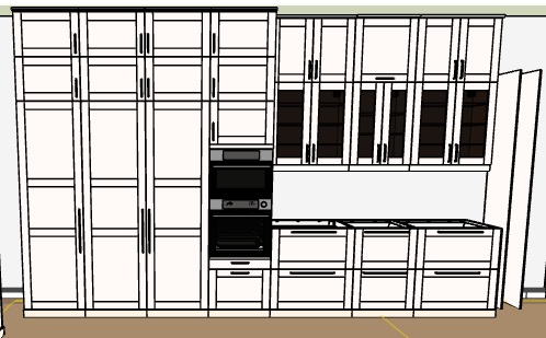 Kitchen cabinets