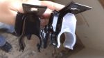 Spray painted protective plastic bits. Looking much better!