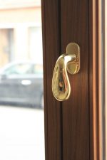 Comfortable brass handles
